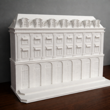 Makieta elewacji w stylu paryskim